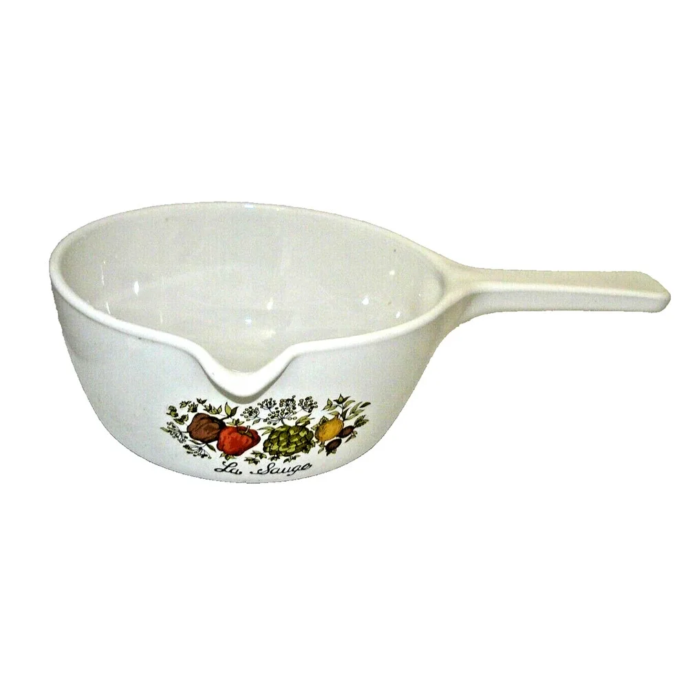 Vintage Corning Ware Spice of Life La Sauge P-89-B 2.5 Cup Saucepan P-82-b 750ml